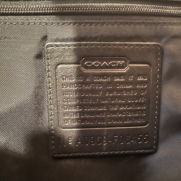 Black leather Coach Briefcase - Picture 10 of 10